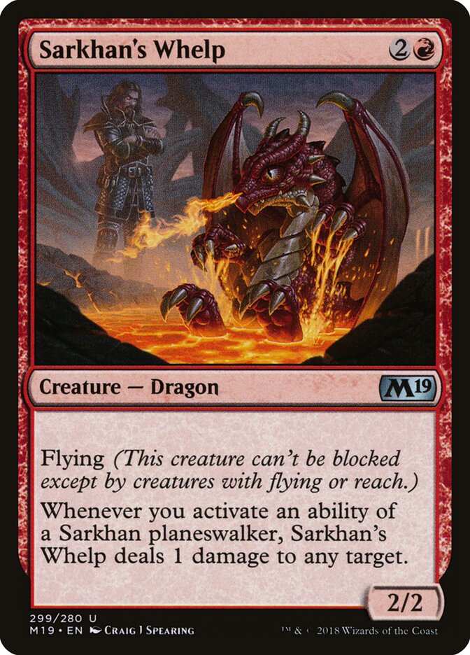 Sarkhan's Whelp (299) - Core Set 2019 (M19)