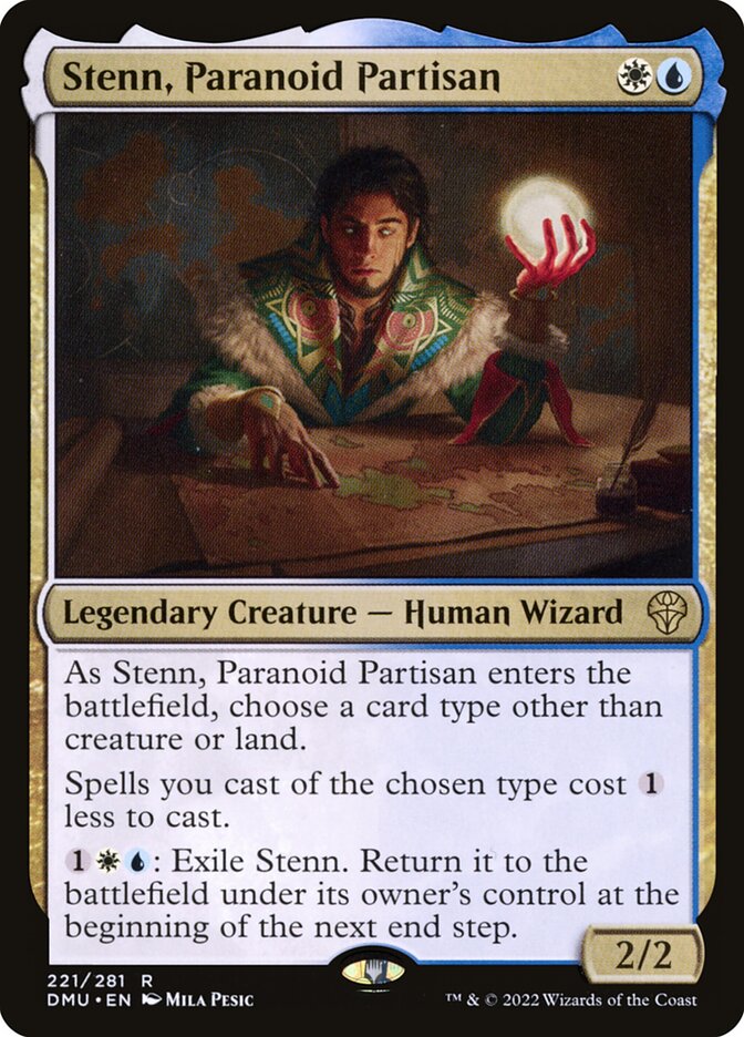 Stenn, Paranoid Partisan (221) - Dominaria United (DMU)