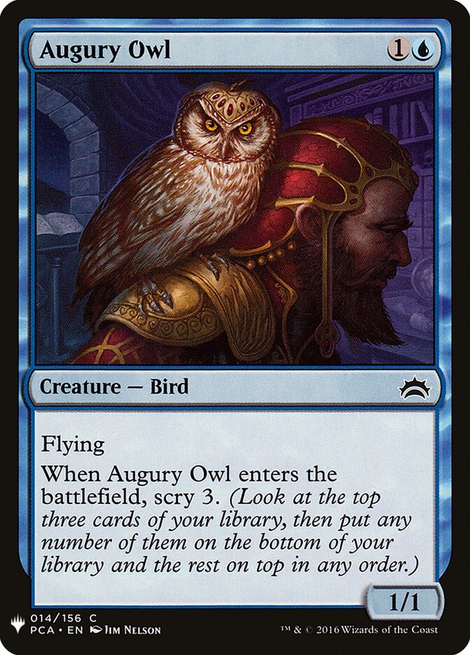 Augury Owl (PCA-14) - The List (PLST)