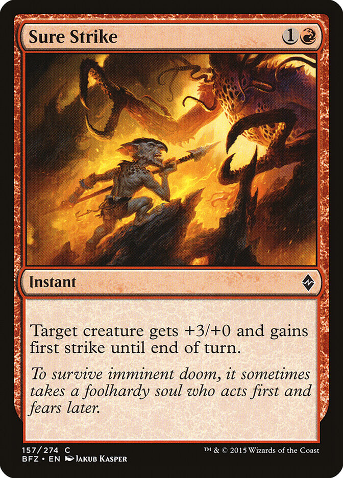 Sure Strike (157) - Battle for Zendikar (BFZ)