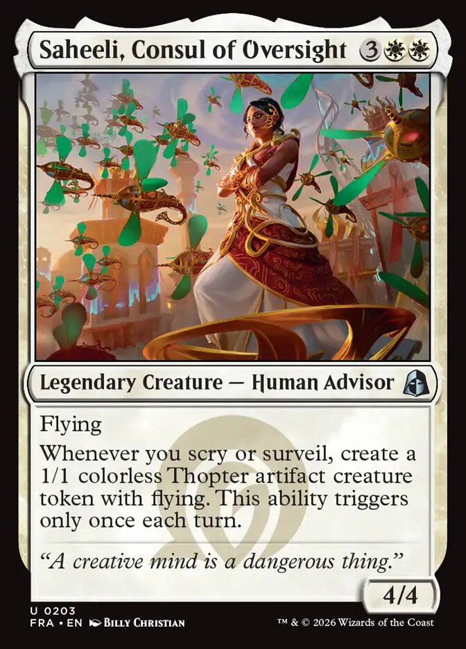 Saheeli, Consul of Oversight (203) - Reality Fracture (FRA)