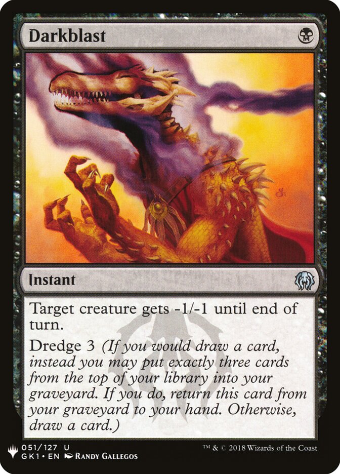 Darkblast (GK1-51) - The List (PLST)
