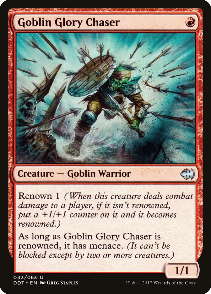 Goblin Glory Chaser (43) - Duel Decks: Merfolk vs. Goblins (DDT)