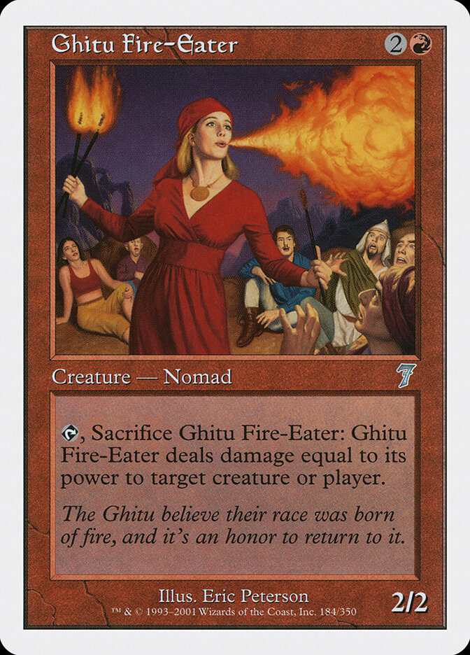 Ghitu Fire-Eater (184) - Seventh Edition (7ED)