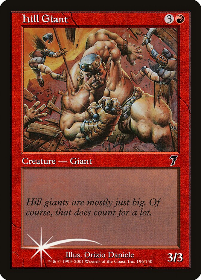 Hill Giant (196) - Seventh Edition (7ED)