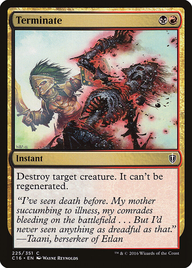 Terminate (225) - Commander 2016 (C16)