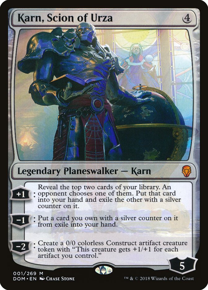 Karn, Scion of Urza (1) - Dominaria (DOM)