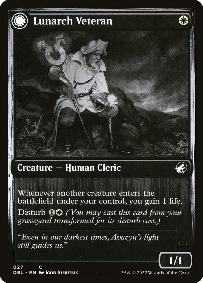 Lunarch Veteran // Luminous Phantom - Innistrad: Double Feature (DBL)