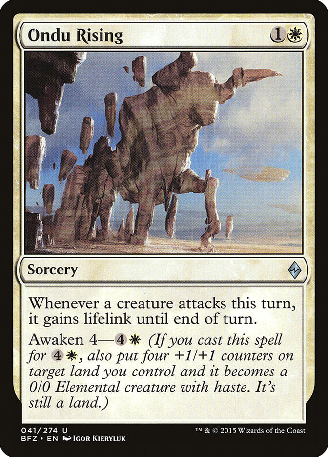 Ondu Rising (41) - Battle for Zendikar (BFZ)