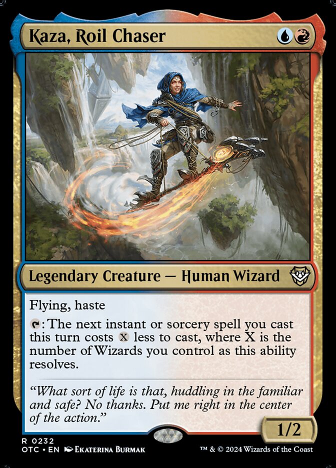 Kaza, Roil Chaser (232) - Outlaws of Thunder Junction Commander (OTC)
