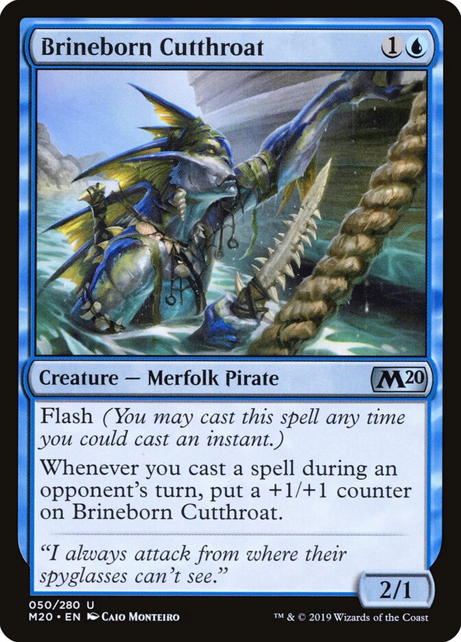 Brineborn Cutthroat (50) - Core Set 2020 (M20)
