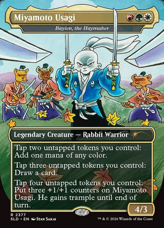 Miyamoto Usagi - Baylen, the Haymaker (2377) - Secret Lair Drop (SLD)