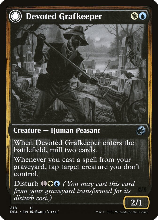Devoted Grafkeeper // Departed Soulkeeper - Innistrad: Double Feature (DBL)