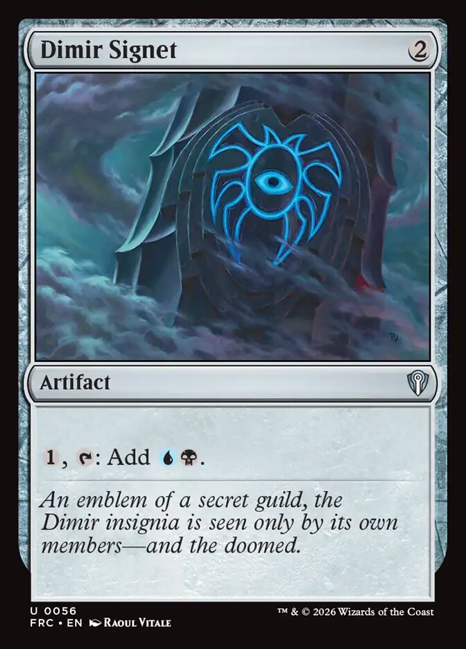 Dimir Signet (56) - Reality Fracture Commander (FRC)