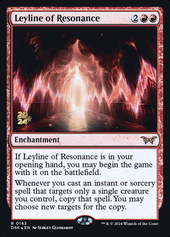Leyline of Resonance (143s) - Duskmourn: House of Horror Promos (PDSK)