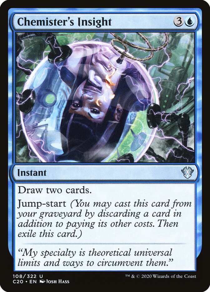 Chemister's Insight (108) - Commander 2020 (C20)