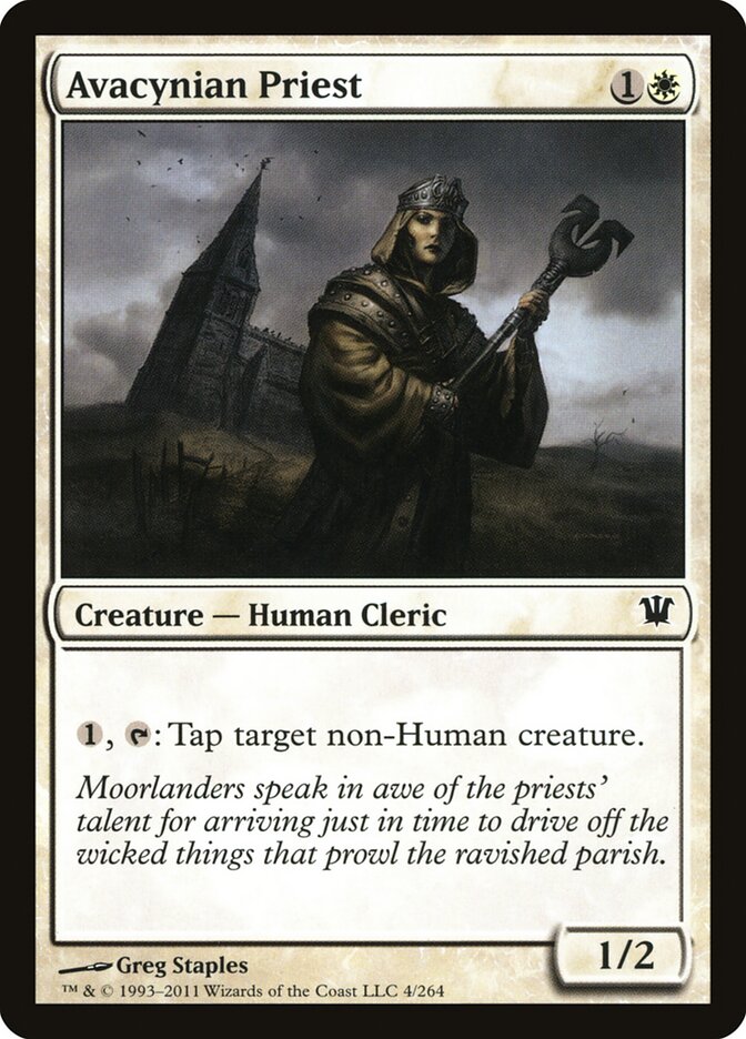 Avacynian Priest (4) - Innistrad (ISD)