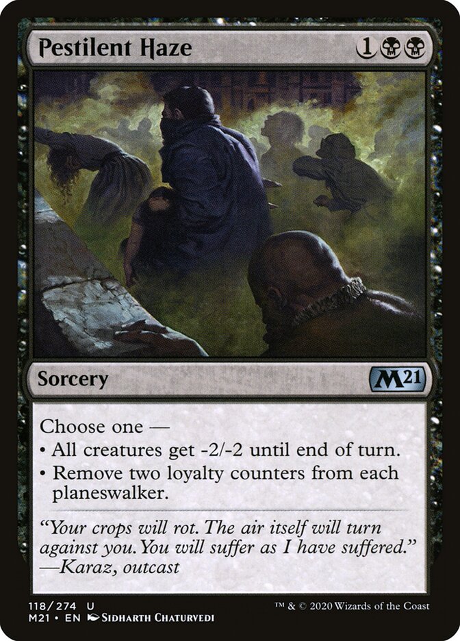 Pestilent Haze (118) - Core Set 2021 (M21)