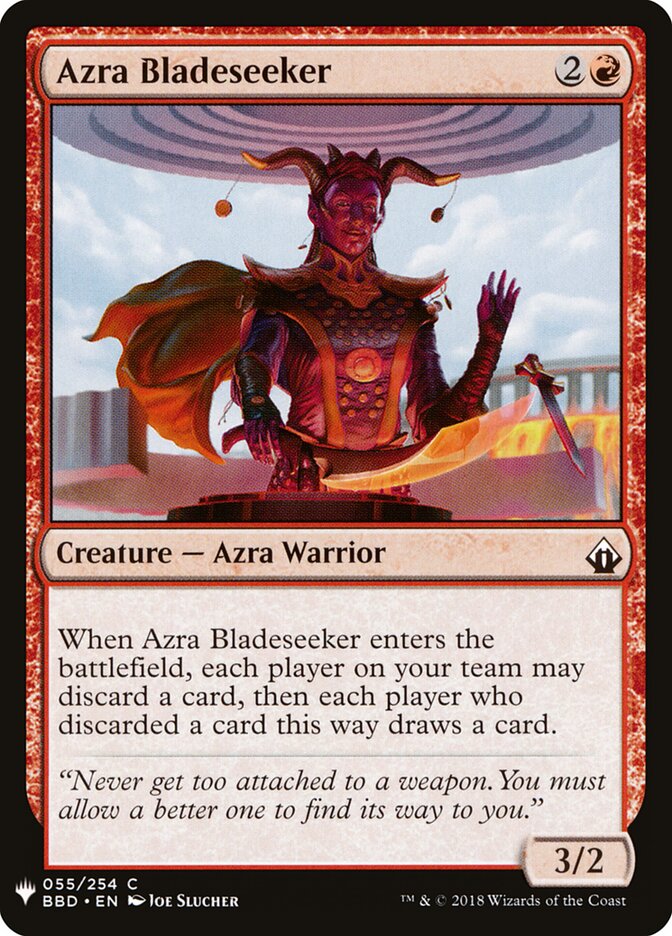 Azra Bladeseeker (BBD-55) - The List (PLST)