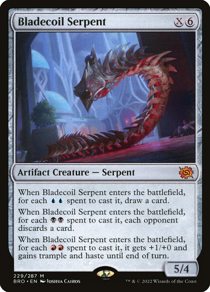 Bladecoil Serpent (229) - The Brothers' War (BRO)