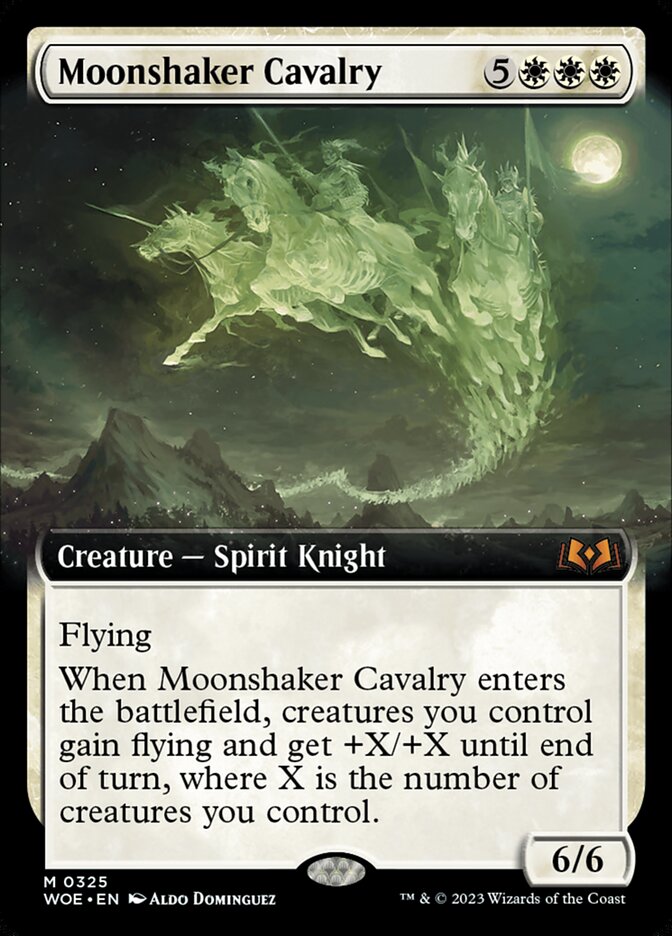 Moonshaker Cavalry (325) - Wilds of Eldraine (WOE)