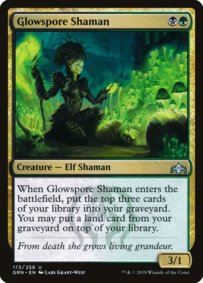 Glowspore Shaman (173) - Guilds of Ravnica (GRN)