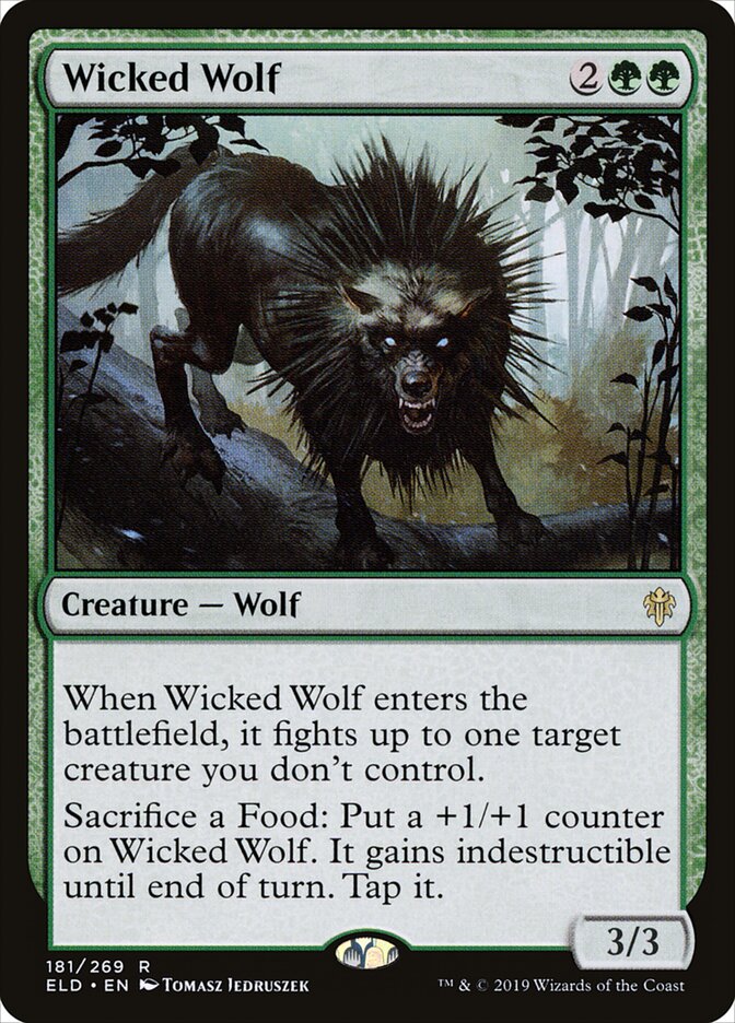 Wicked Wolf (181) - Throne of Eldraine (ELD)