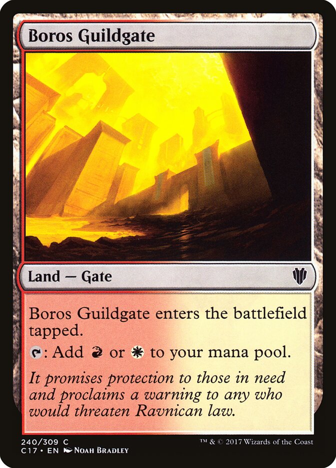 Boros Guildgate (240) - Commander 2017 (C17)