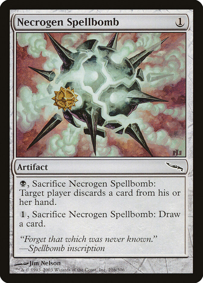 Necrogen Spellbomb (216) - Mirrodin (MRD)