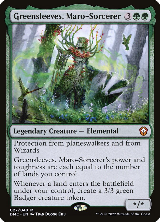 Greensleeves, Maro-Sorcerer (27) - Dominaria United Commander (DMC)
