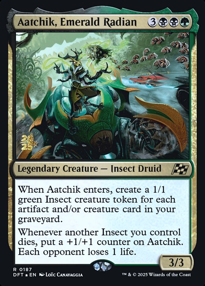 Aatchik, Emerald Radian (187s) - Aetherdrift Promos (PDFT)