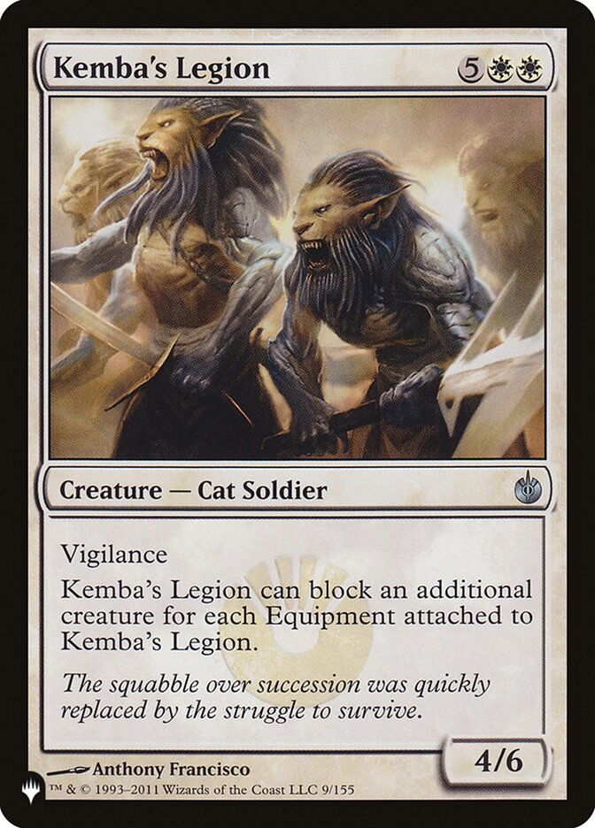 Kemba's Legion (MBS-9) - The List (PLST)