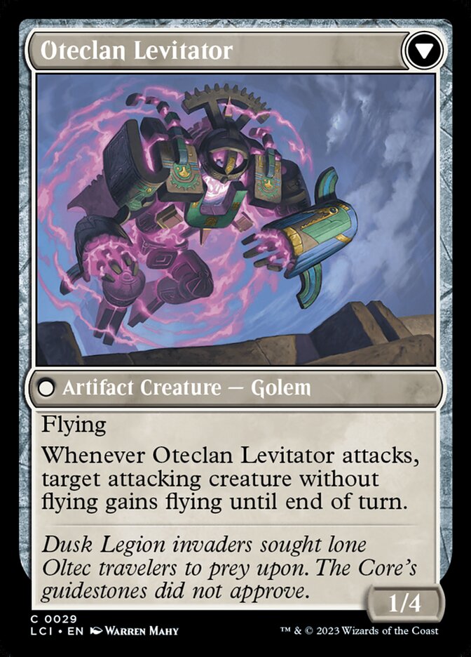 Oteclan Landmark // Oteclan Levitator (29) - The Lost Caverns of Ixalan (LCI)