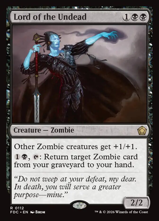 Lord of the Undead (112) - Foundations Commander (FDC)