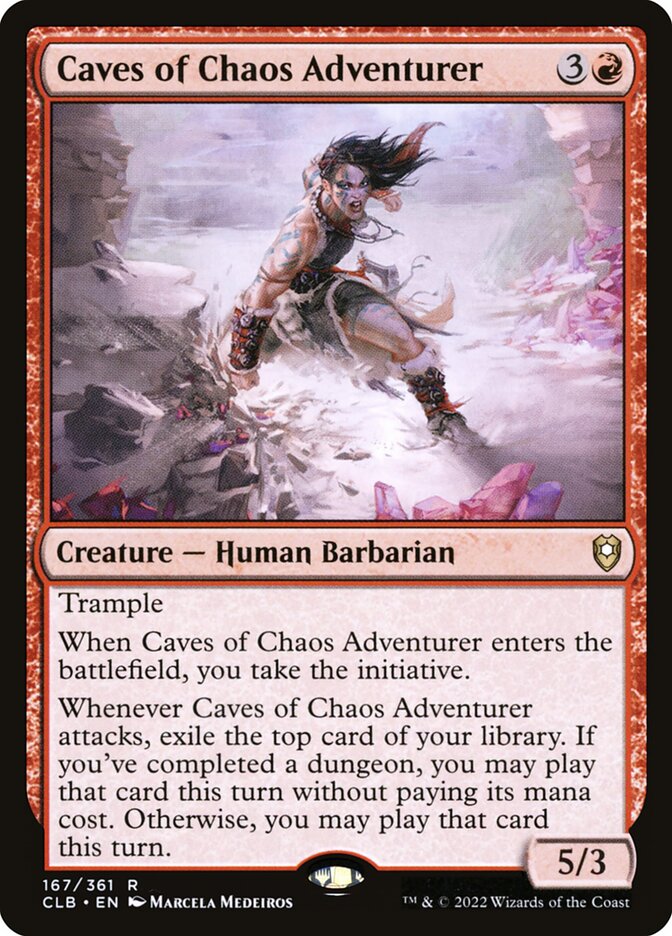 Caves of Chaos Adventurer (167) - Commander Legends: Battle for Baldur's Gate (CLB)