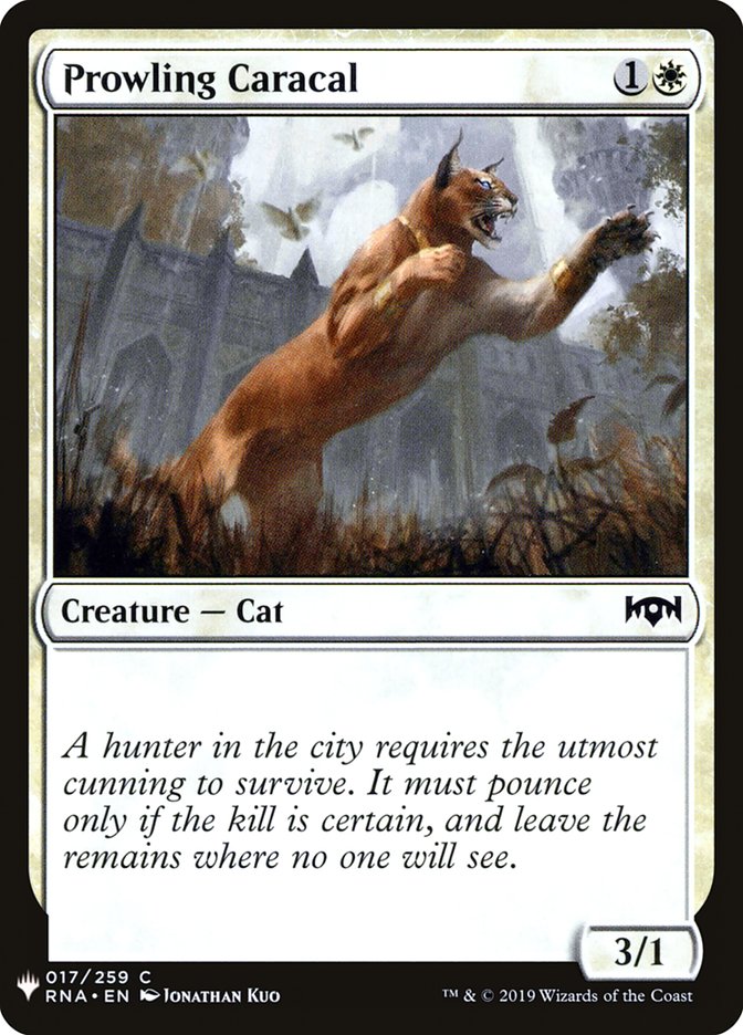 Prowling Caracal - The List (PLST)