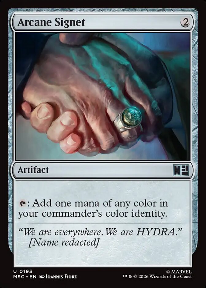 Arcane Signet (193) - Marvel Super Heroes Commander (MSC)