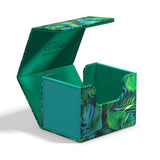 100+ Sidewinder Deck Box By Ultimate Guard - Floral Places Rainforest Green