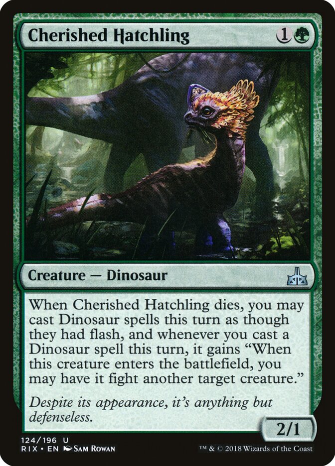 Cherished Hatchling (124) - Rivals of Ixalan (RIX)