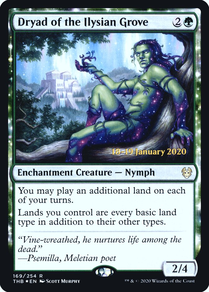 Dryad of the Ilysian Grove (169s) - Theros Beyond Death Promos (PTHB)