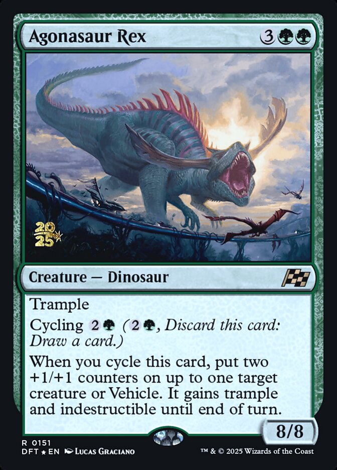 Agonasaur Rex (151s) - Aetherdrift Promos (PDFT)