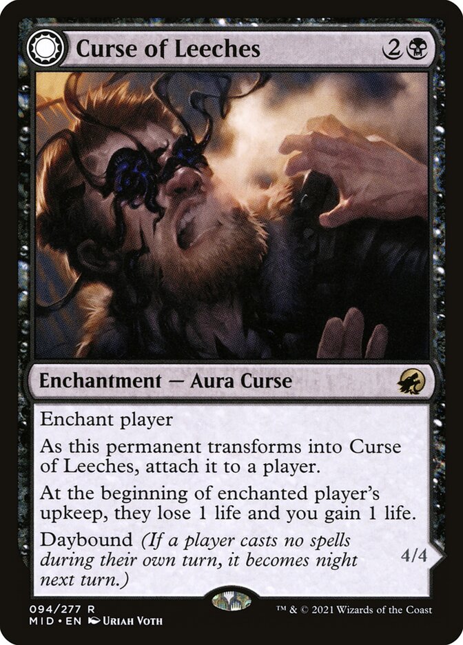 Curse of Leeches // Leeching Lurker (94) - Innistrad: Midnight Hunt (MID)