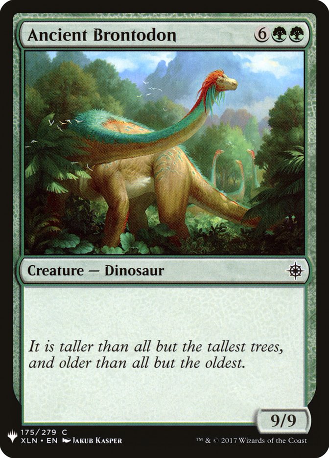 Ancient Brontodon - The List (PLST)