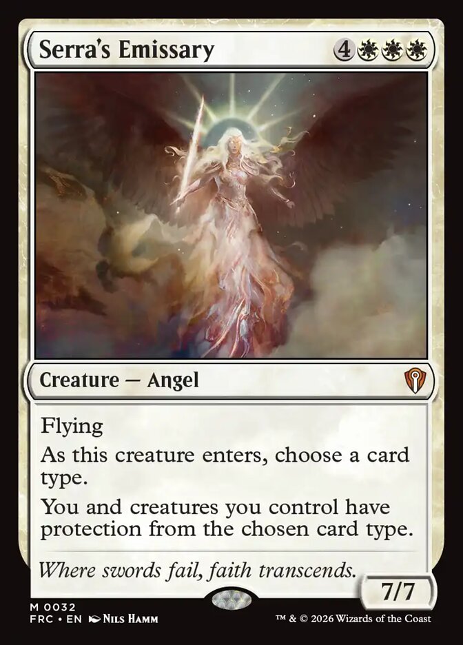 Serra's Emissary (32) - Reality Fracture Commander (FRC)