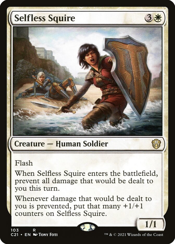 Selfless Squire (103) - Commander 2021 (C21)