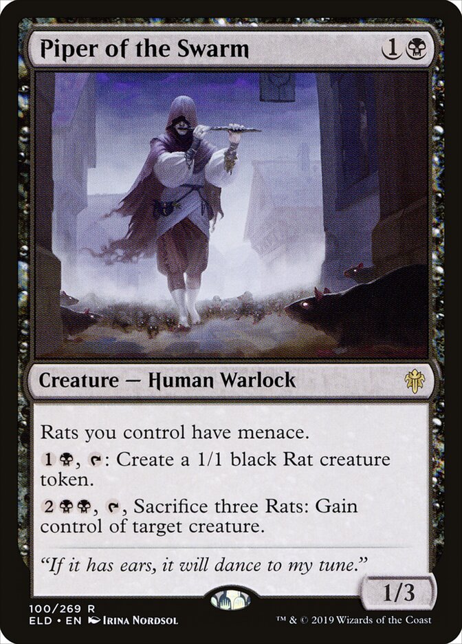 Piper of the Swarm (100) - Throne of Eldraine (ELD)