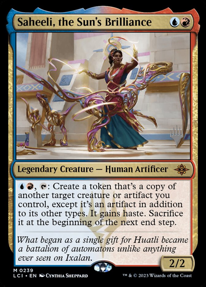Saheeli, the Sun's Brilliance (239p) - The Lost Caverns of Ixalan Promos (PLCI)