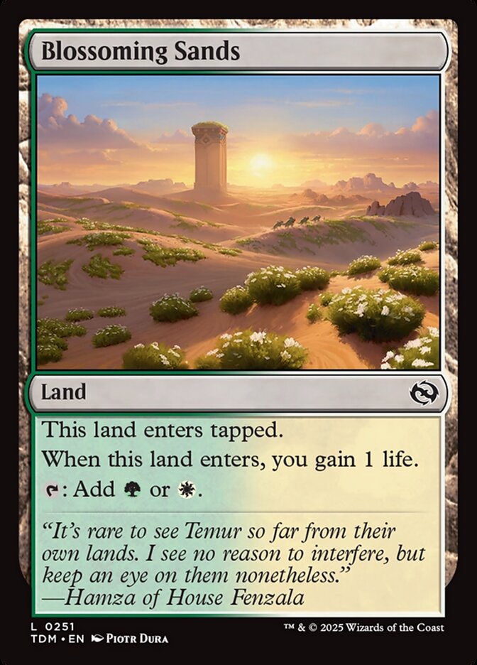 Blossoming Sands (251) - Tarkir: Dragonstorm (TDM)