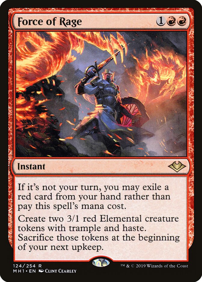Force of Rage (124) - Modern Horizons (MH1)