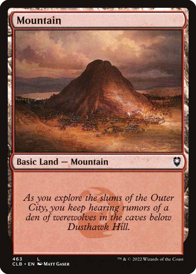 Mountain (463) - Commander Legends: Battle for Baldur's Gate (CLB)